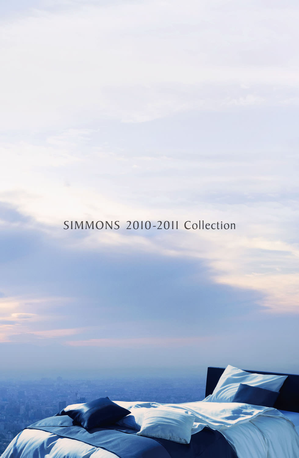 シモンズ株式会社　ベッドのカタログデザイン　表紙